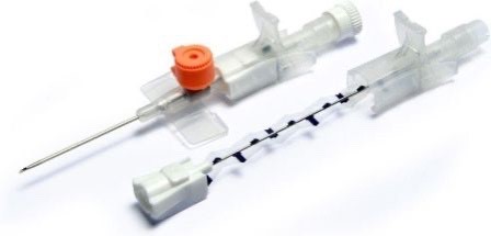 Канюля внутрішньовенна із захищеною голкою BD Venflon™ ProSafety 14G(Г)2.0x45mm(мм) 270 ml/min(мл/хв) з матеріалу BD Vialon™,колірне кодування-помаранчевий